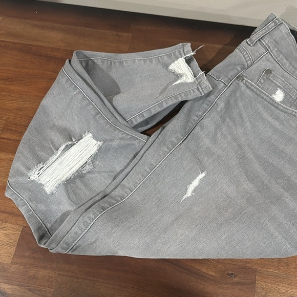 torrid grey super soft bombshell skinny jeans size 20 regular - Picture 4 of 4